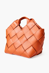Tan Adeline Woven Bag